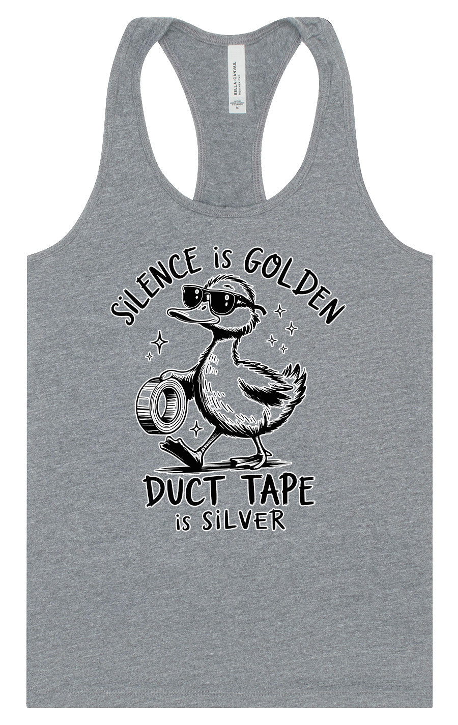 Silence Is Golden Women's Racerback Tank