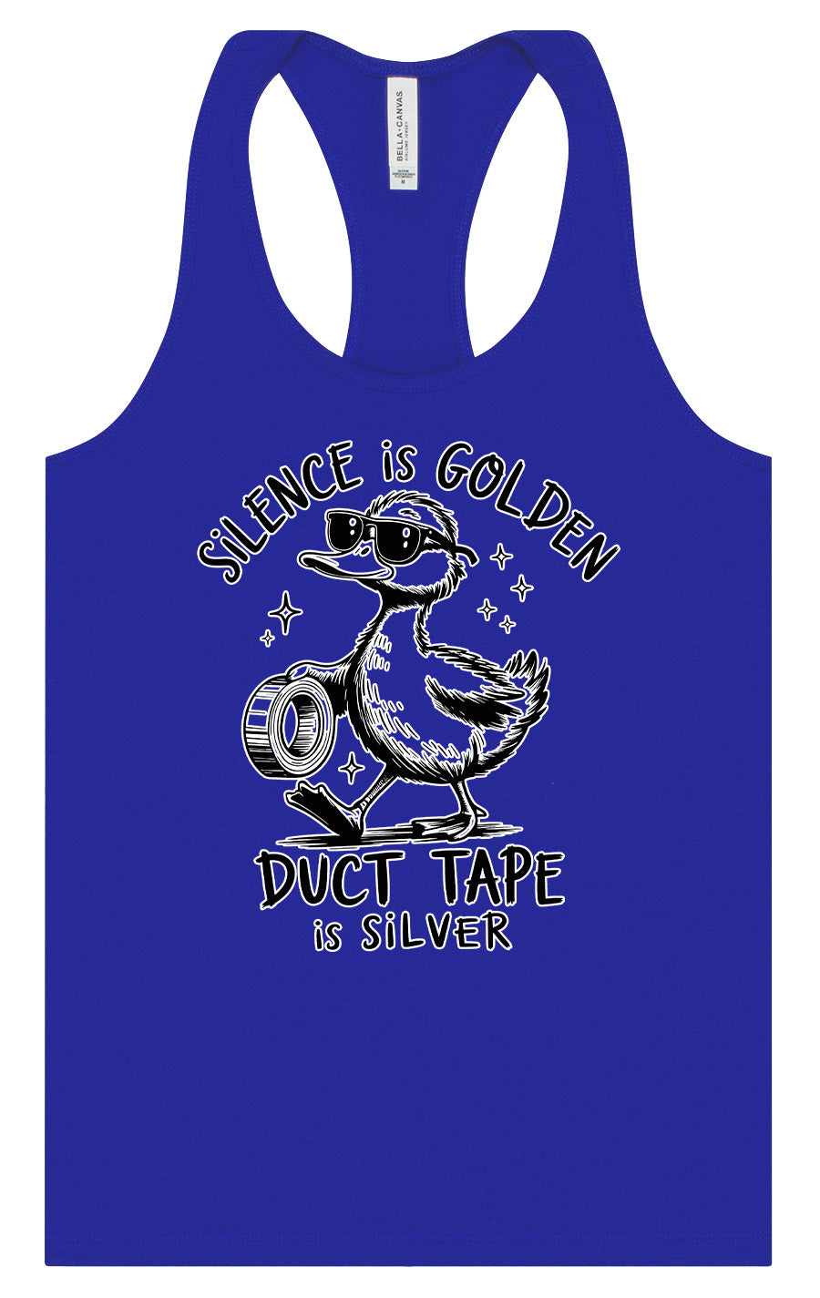 Silence Is Golden Women's Racerback Tank