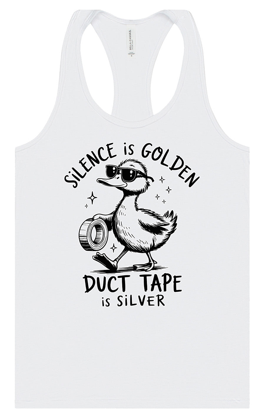 Silence Is Golden Women's Racerback Tank