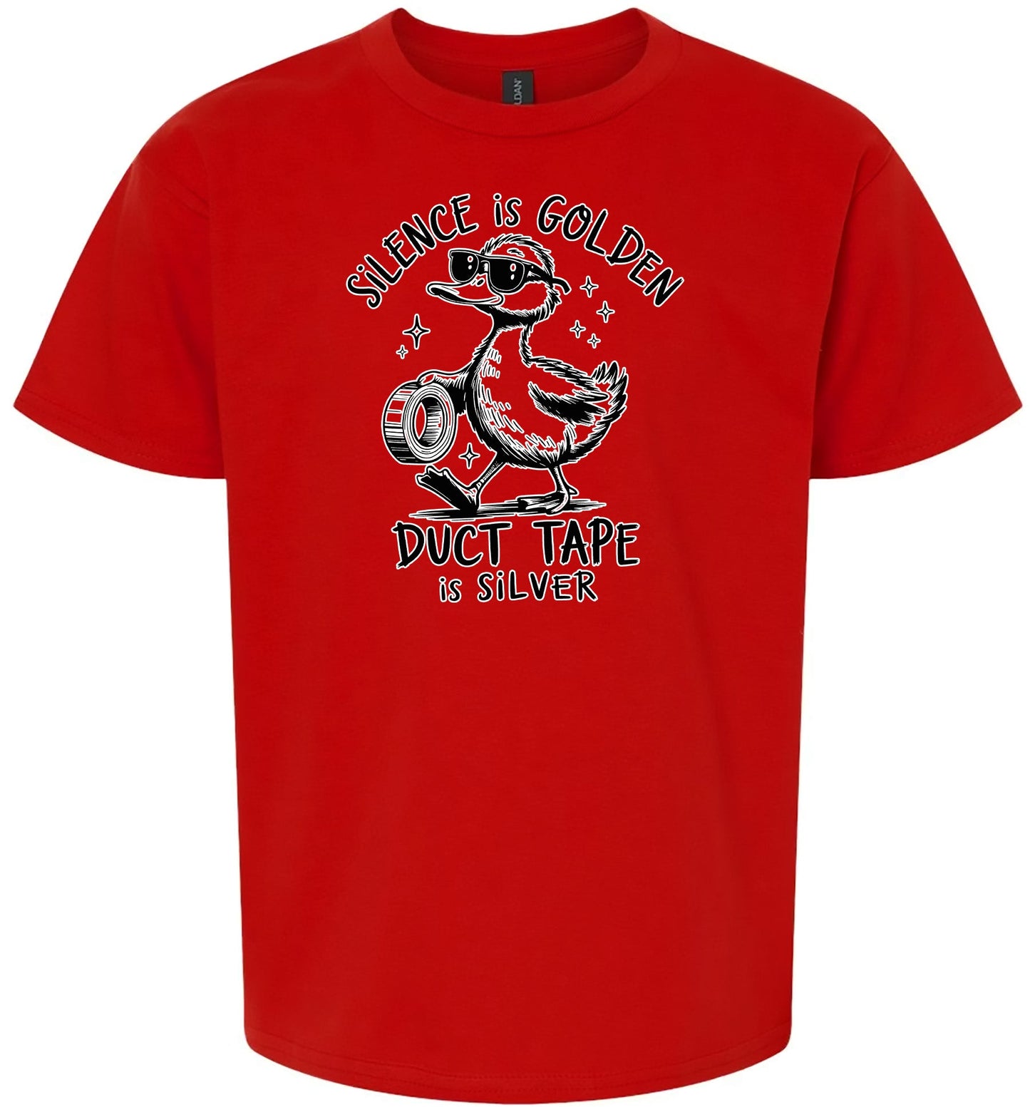 Silence Is Golden Children's Gildan Soft Shirt