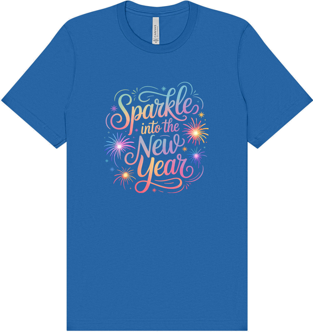 Sparkle into the New Year Adult Bella Canvas Shirt