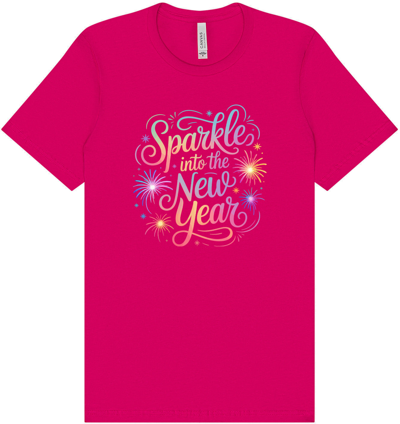 Sparkle into the New Year Adult Bella Canvas Shirt
