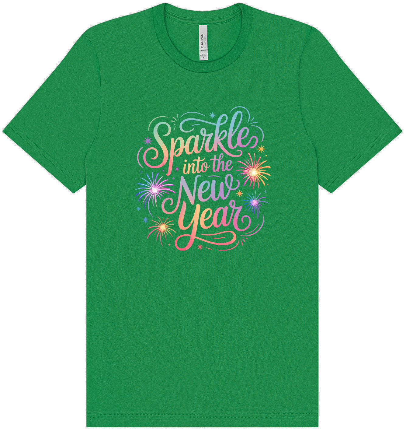 Sparkle into the New Year Adult Bella Canvas Shirt
