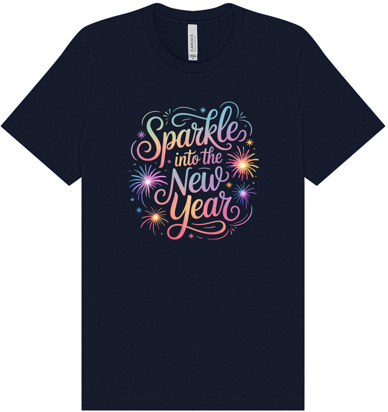 Sparkle into the New Year Adult Bella Canvas Shirt