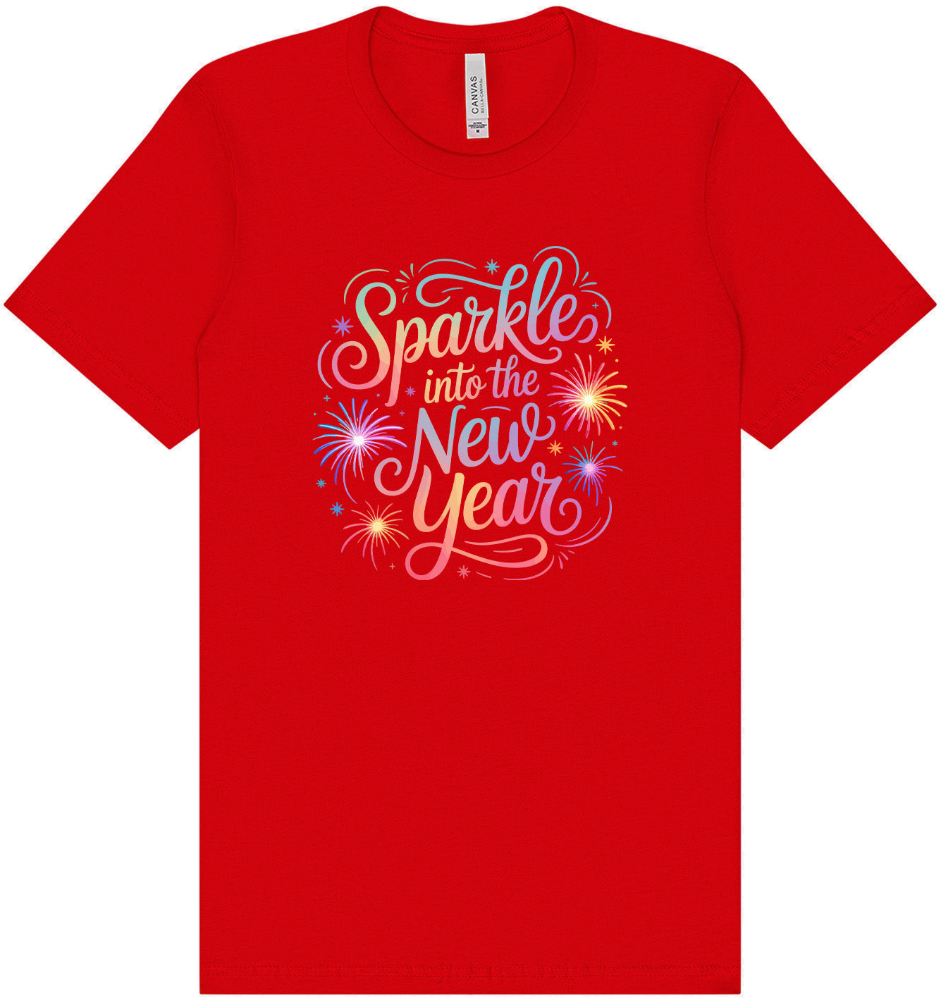 Sparkle into the New Year Adult Bella Canvas Shirt