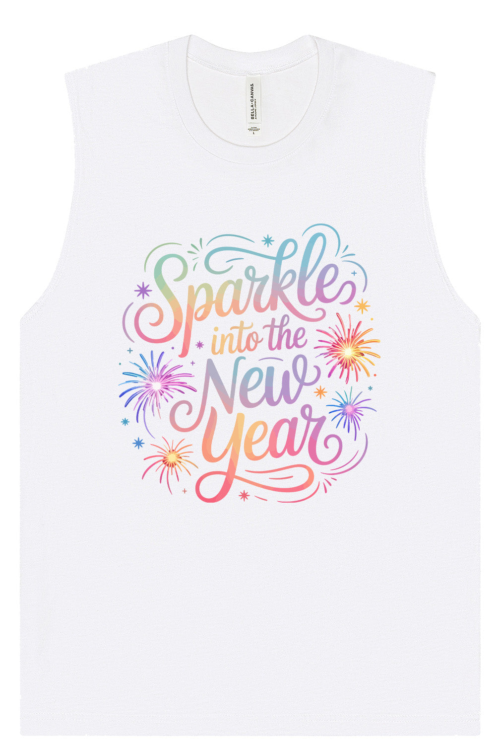 Sparkle into the New Year Muscle Tank
