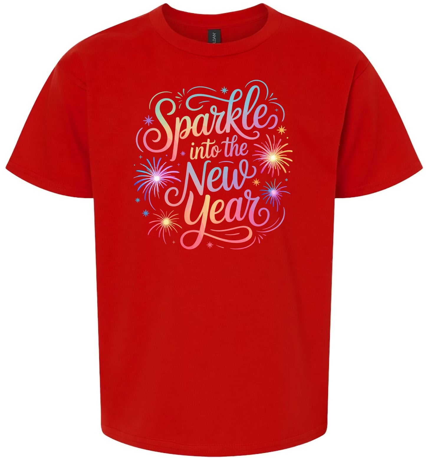 Sparkle into the New Year Children's Gildan Soft Shirt