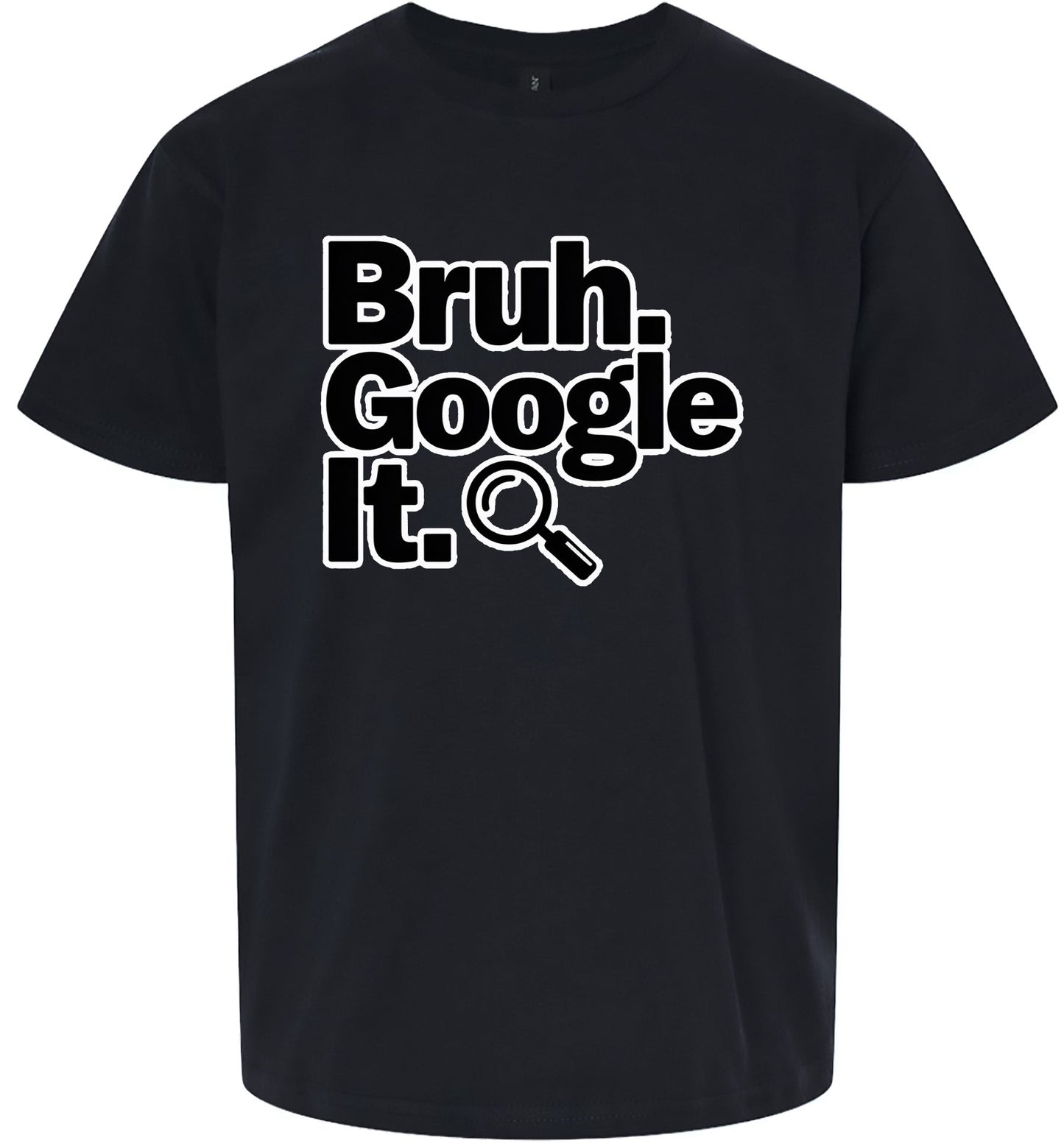 Bruh Google It Children's Gildan Soft Shirt