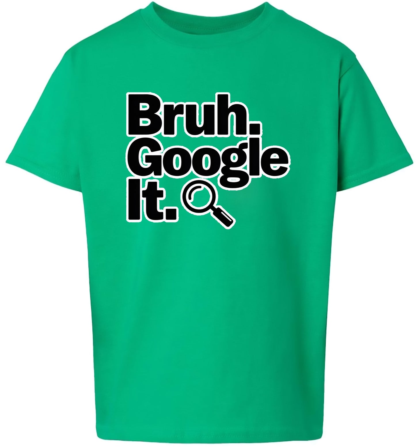 Bruh Google It Children's Gildan Soft Shirt
