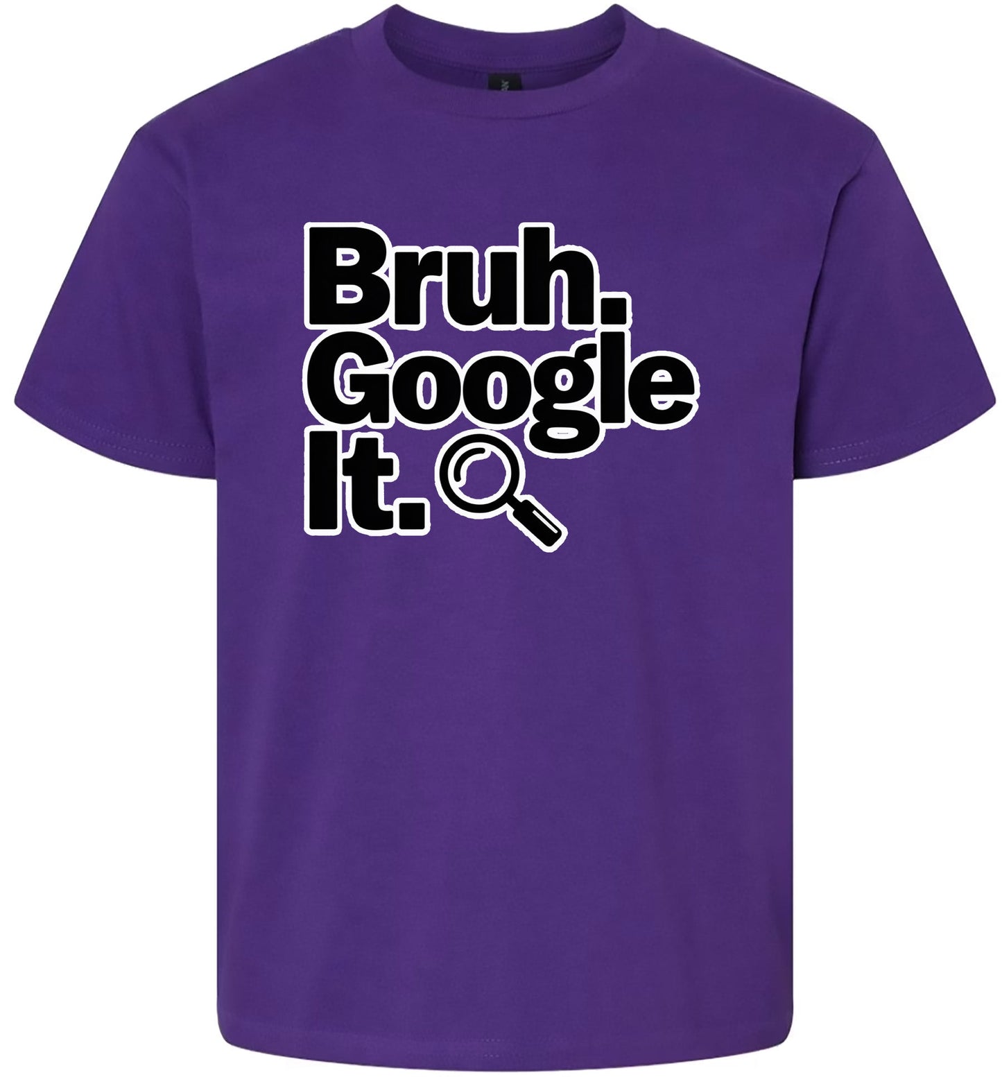 Bruh Google It Children's Gildan Soft Shirt