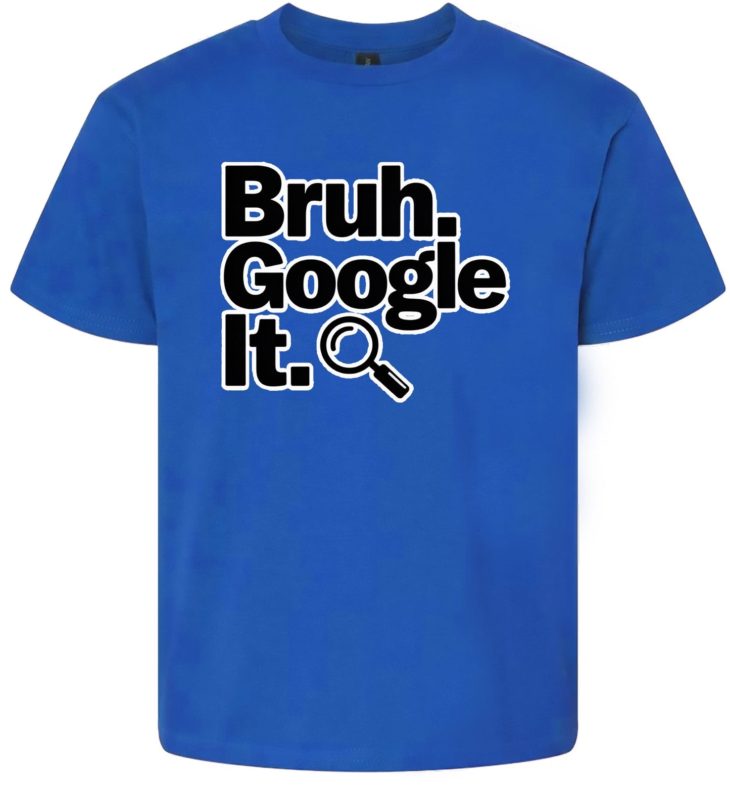 Bruh Google It Children's Gildan Soft Shirt