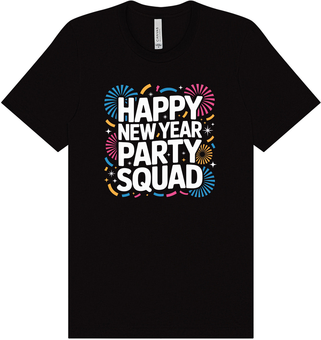 New Year Party Squad Adult Bella Canvas Shirt