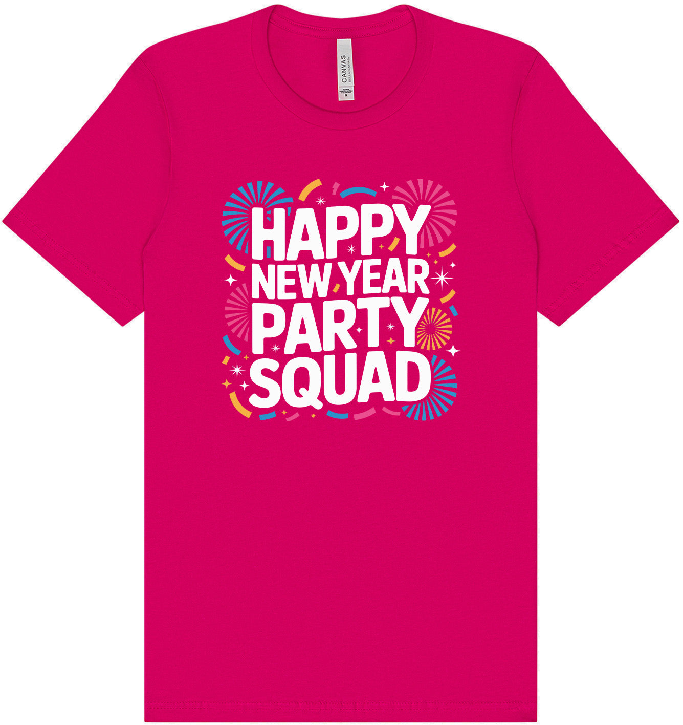 New Year Party Squad Adult Bella Canvas Shirt
