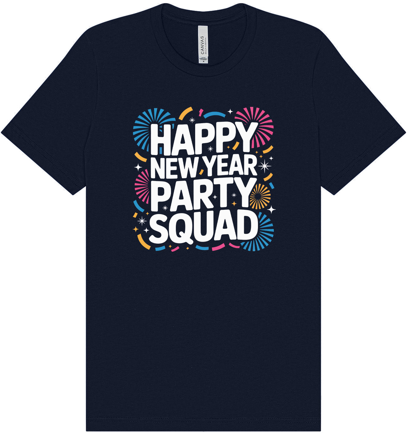 New Year Party Squad Adult Bella Canvas Shirt