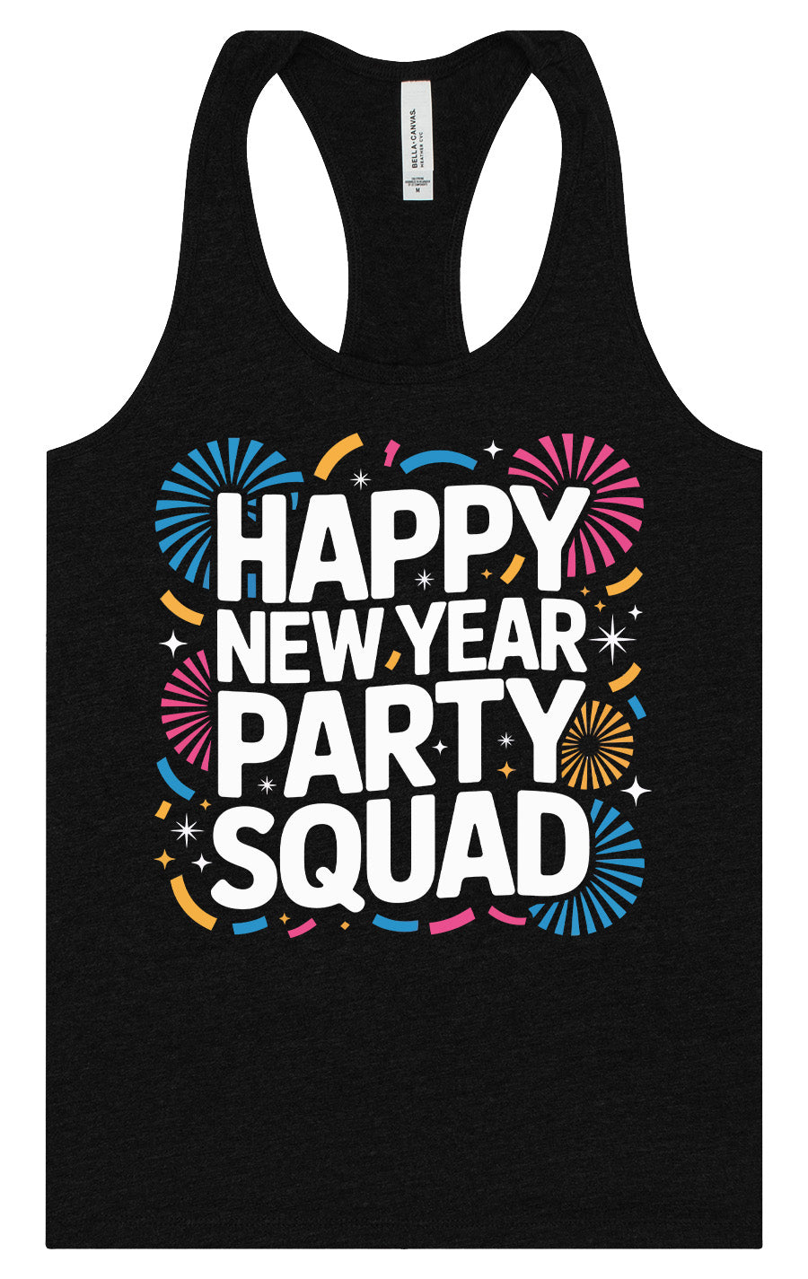New Year Party Squad Women's Racerback Tank