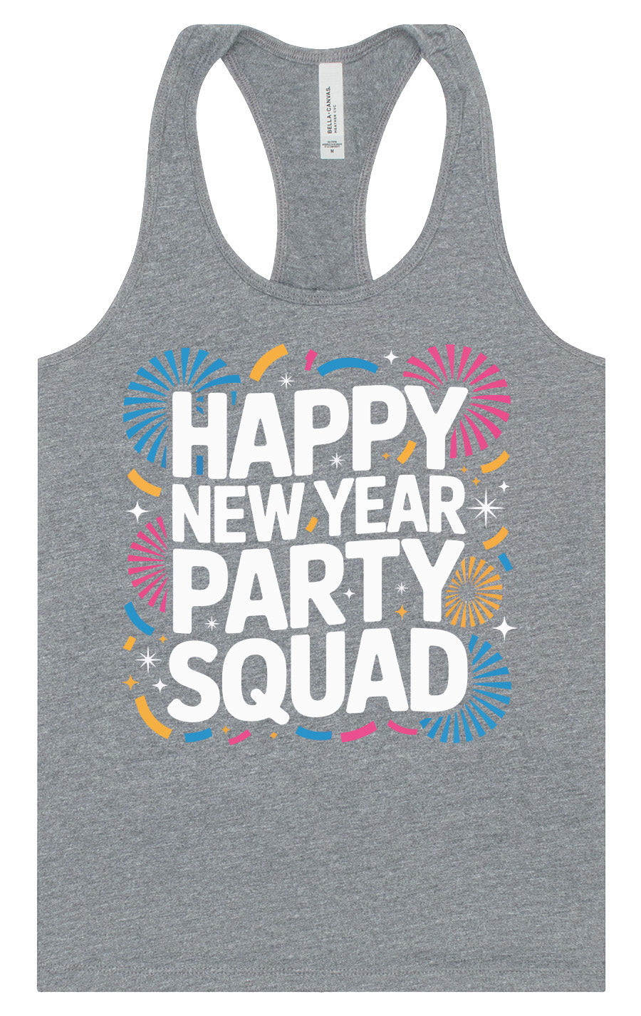 New Year Party Squad Women's Racerback Tank