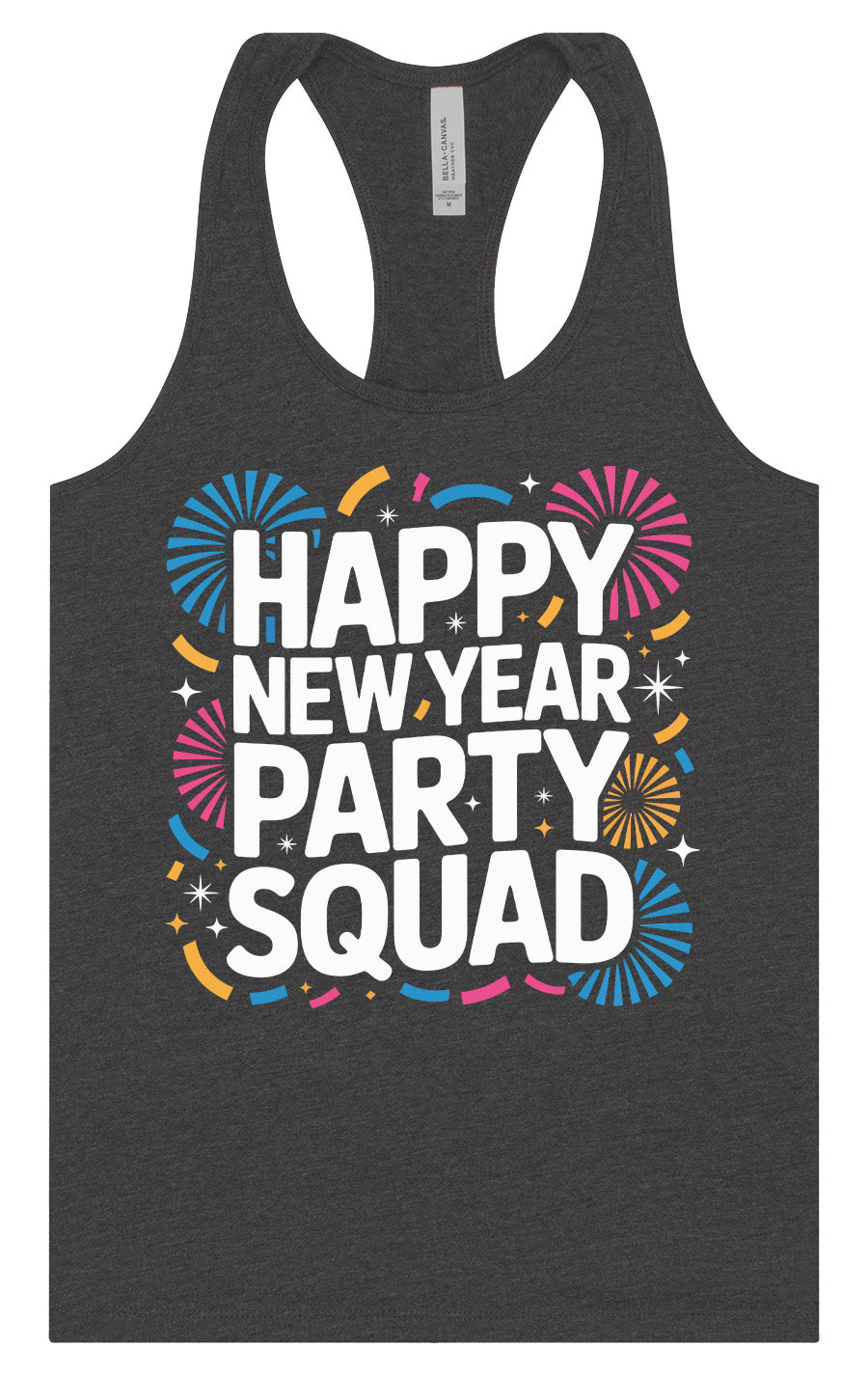 New Year Party Squad Women's Racerback Tank