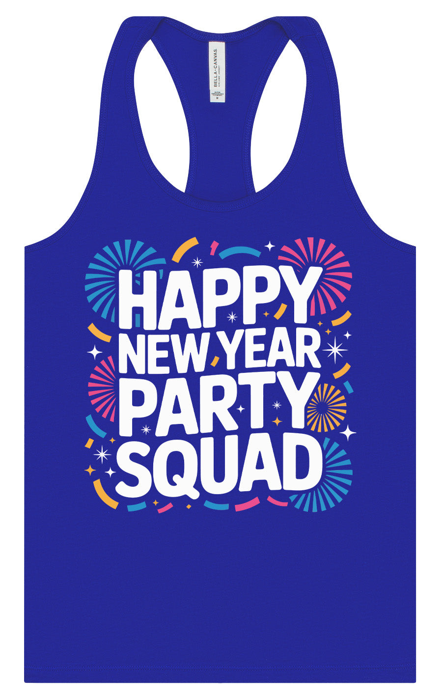 New Year Party Squad Women's Racerback Tank