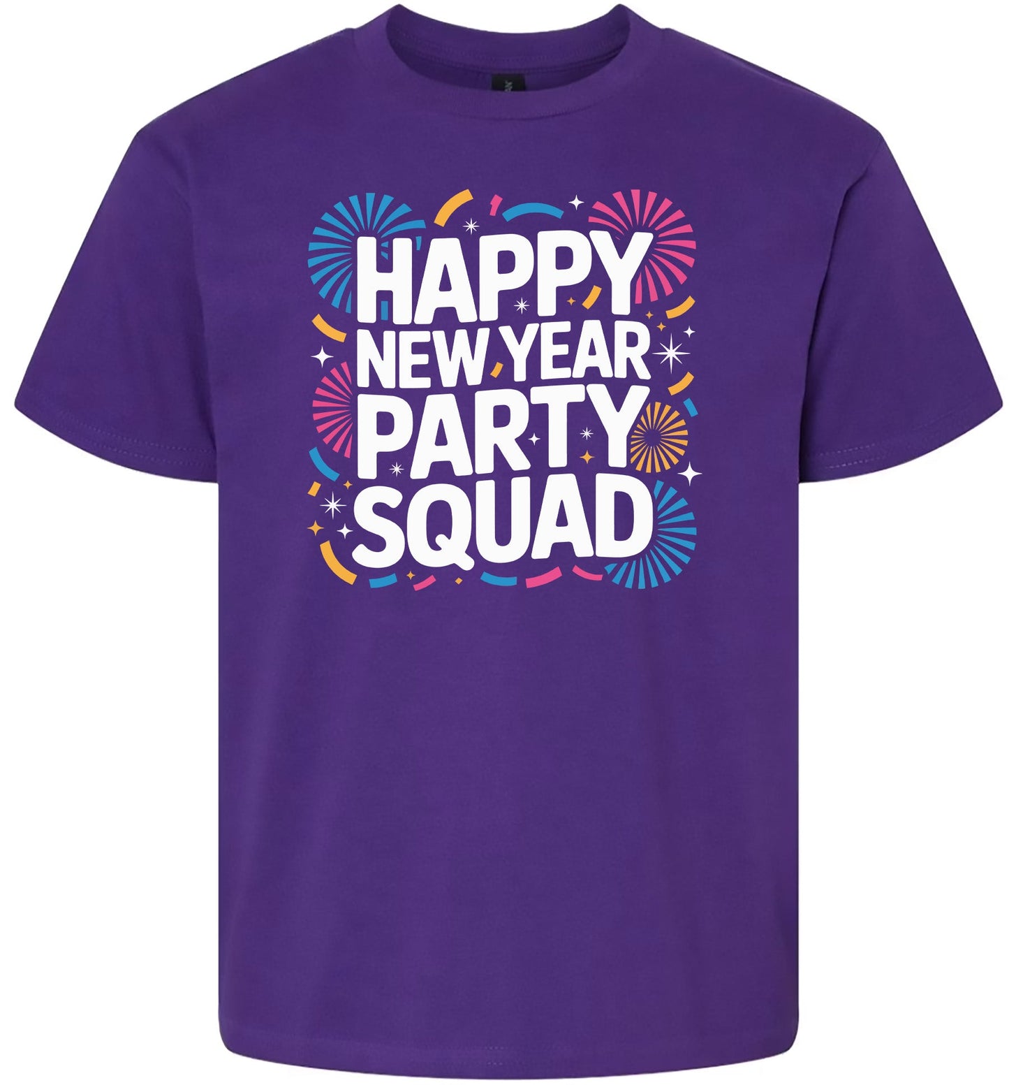 New Year Party Squad Children's Gildan Soft Shirt