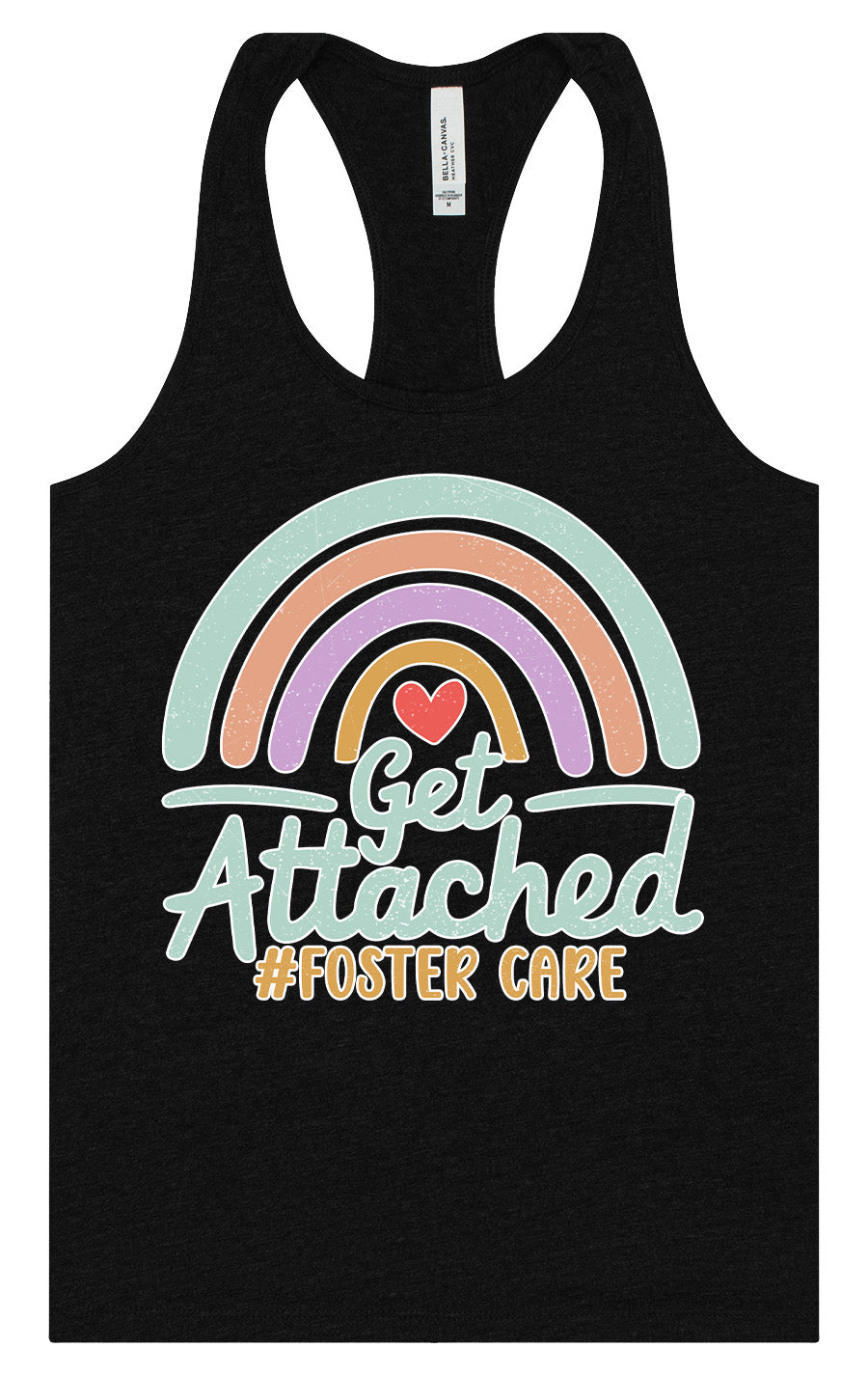 Get Attached Foster Care Women's Racerback Tank