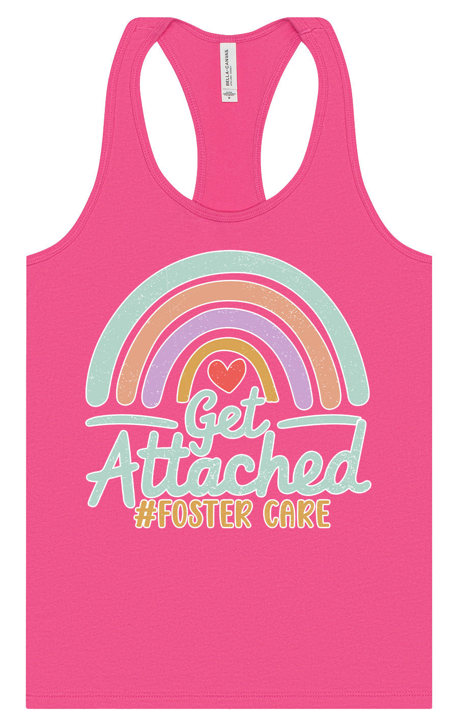Get Attached Foster Care Women's Racerback Tank