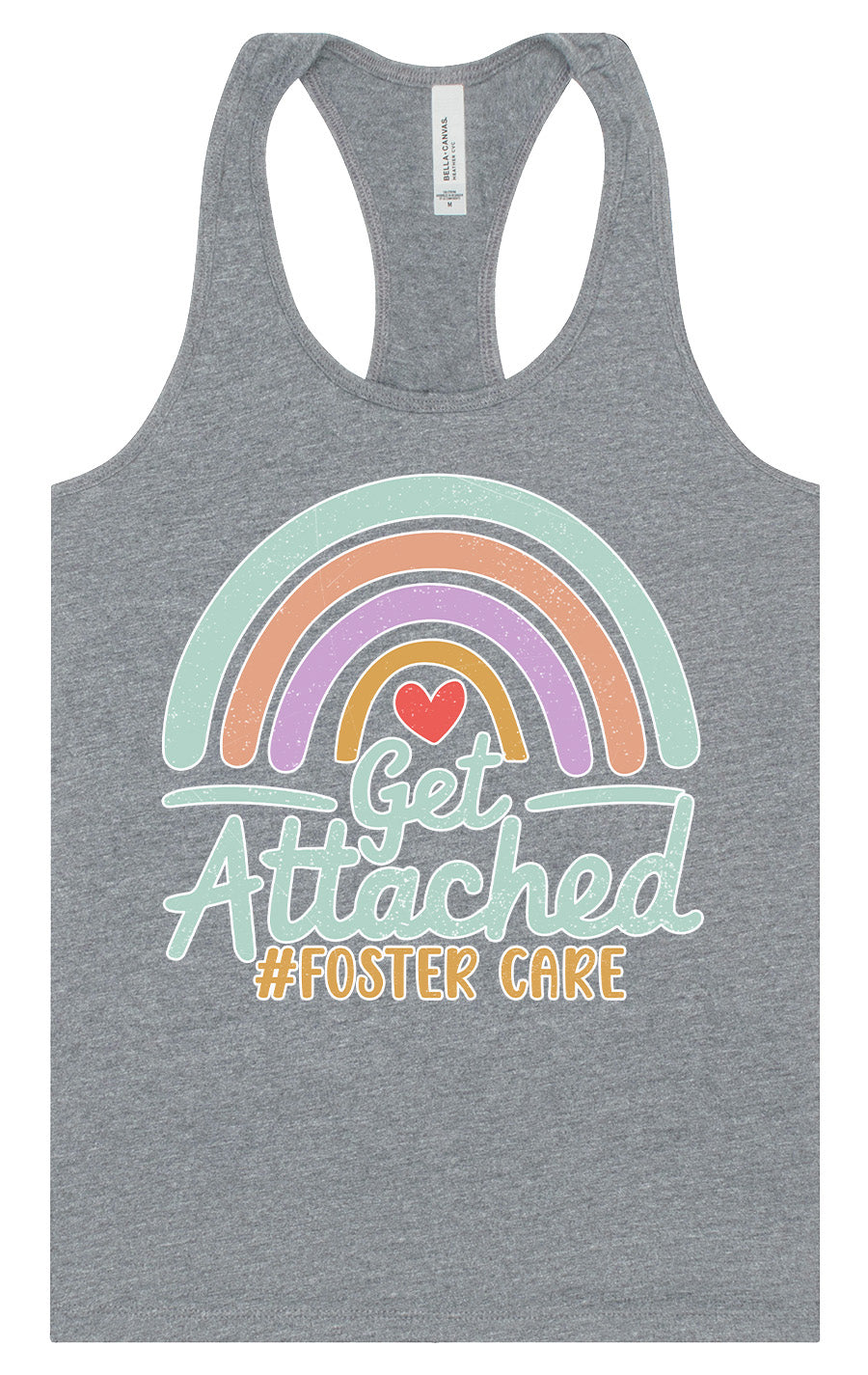 Get Attached Foster Care Women's Racerback Tank