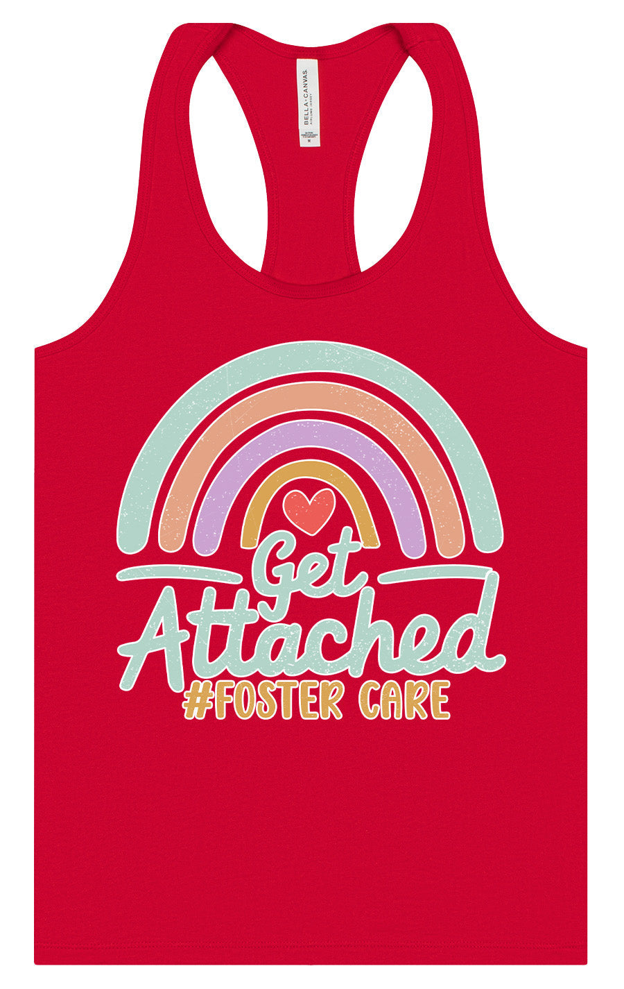 Get Attached Foster Care Women's Racerback Tank