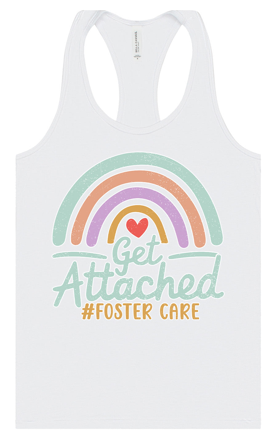 Get Attached Foster Care Women's Racerback Tank