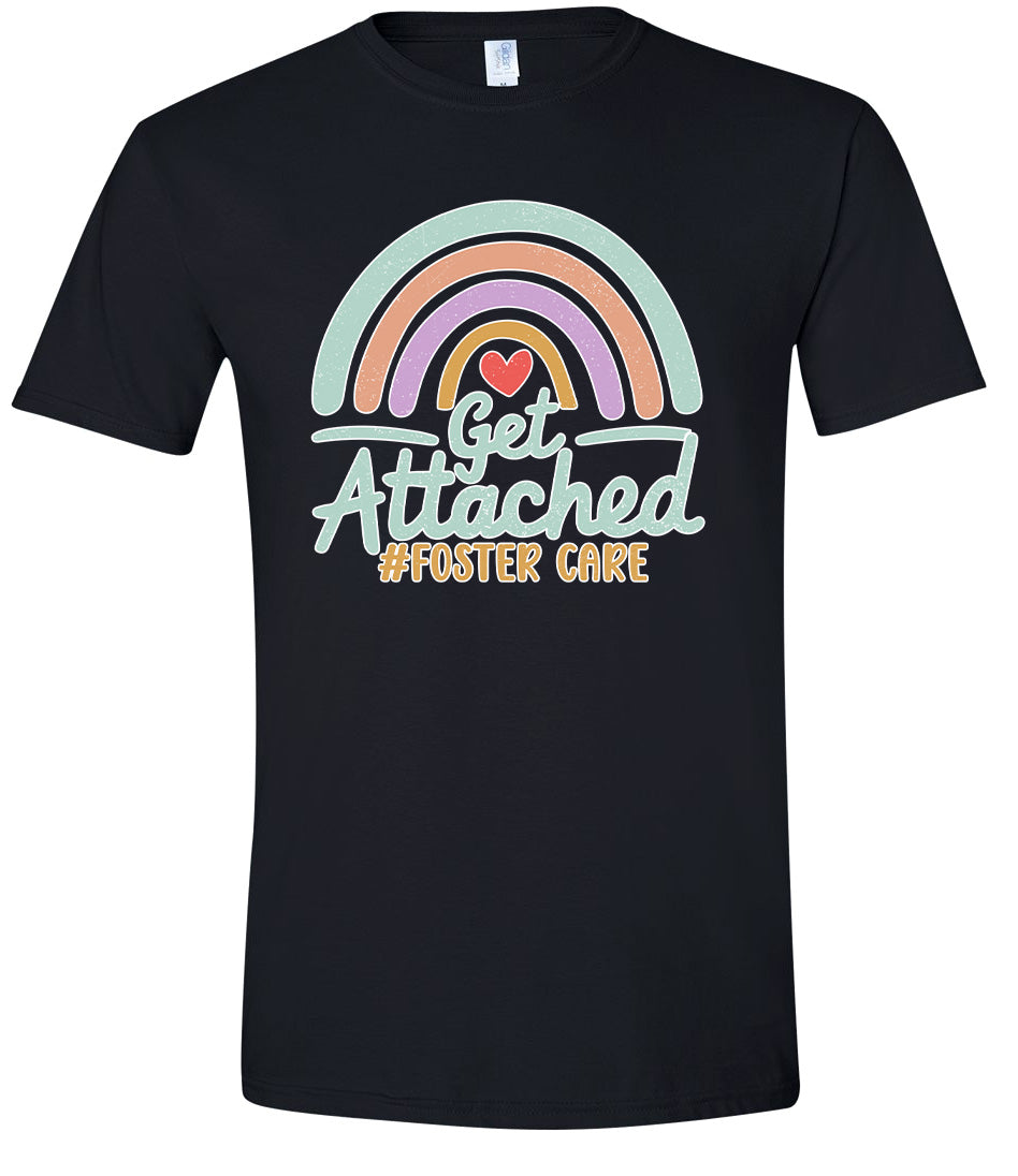 Get Attached Foster Care Adult Gildan Soft Shirt