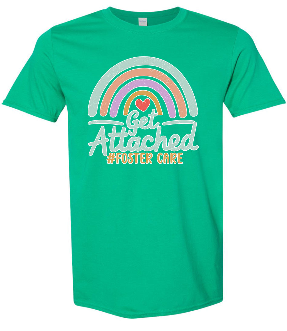 Get Attached Foster Care Adult Gildan Soft Shirt