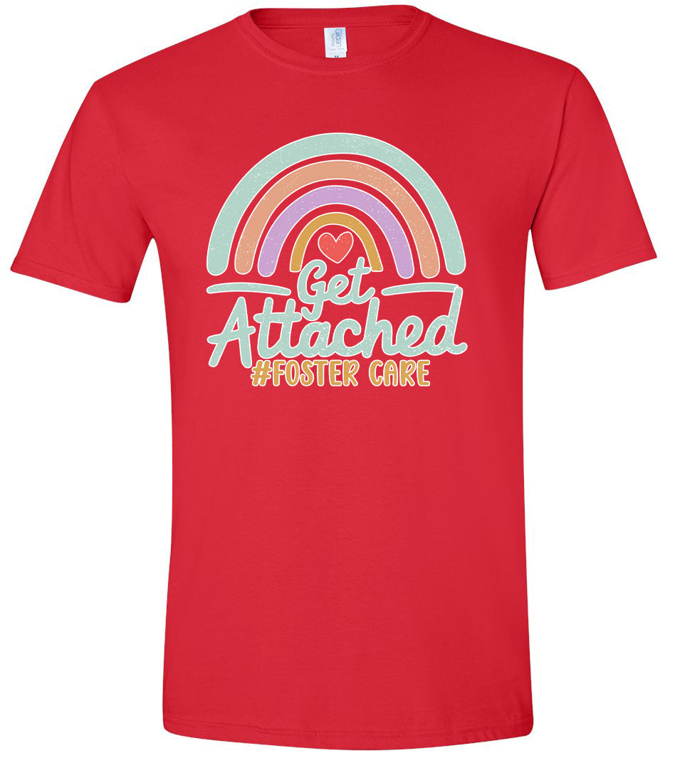 Get Attached Foster Care Adult Gildan Soft Shirt