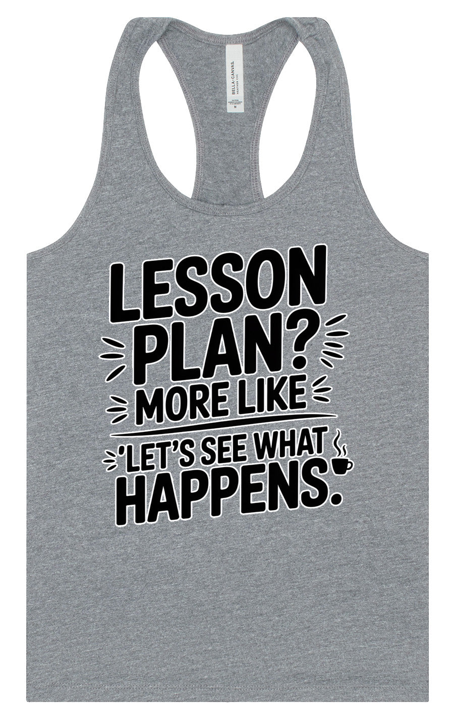 Lesson Plan - See What Happens Women's Racerback Tank