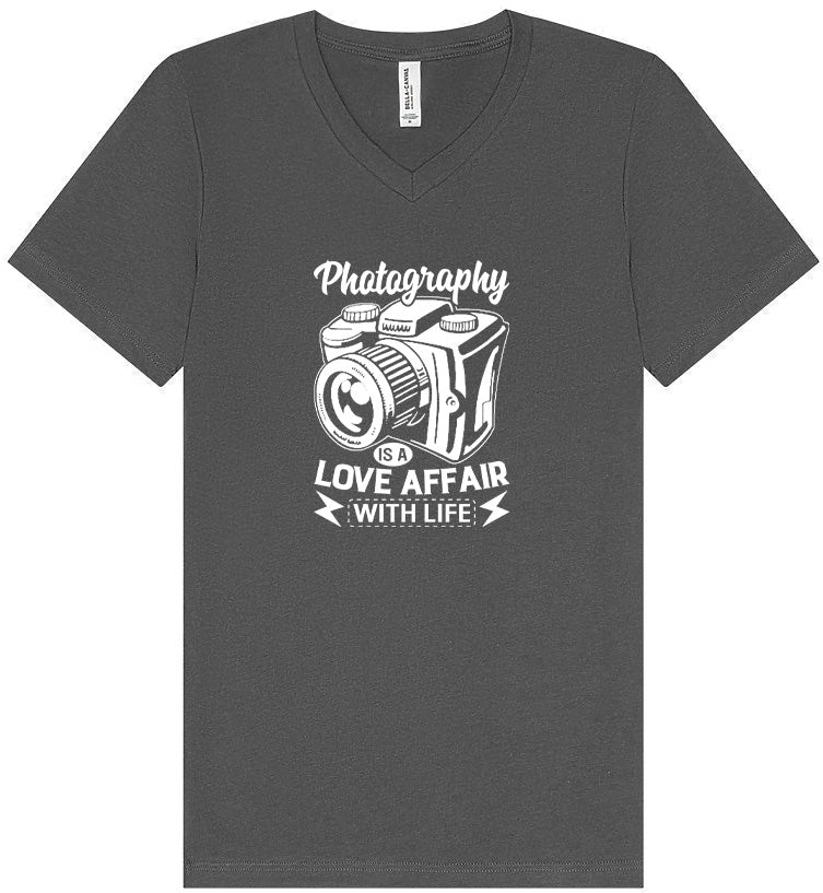 Photography Love Affair  Unisex V-Neck Shirt