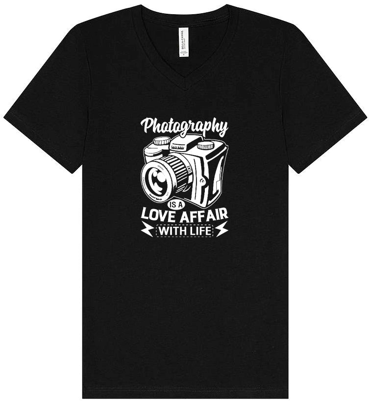 Photography Love Affair  Unisex V-Neck Shirt