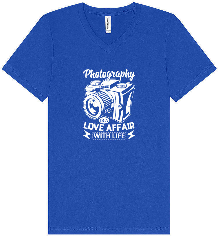 Photography Love Affair  Unisex V-Neck Shirt