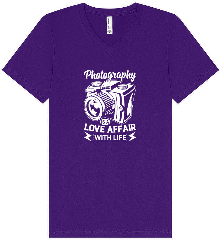 Photography Love Affair  Unisex V-Neck Shirt