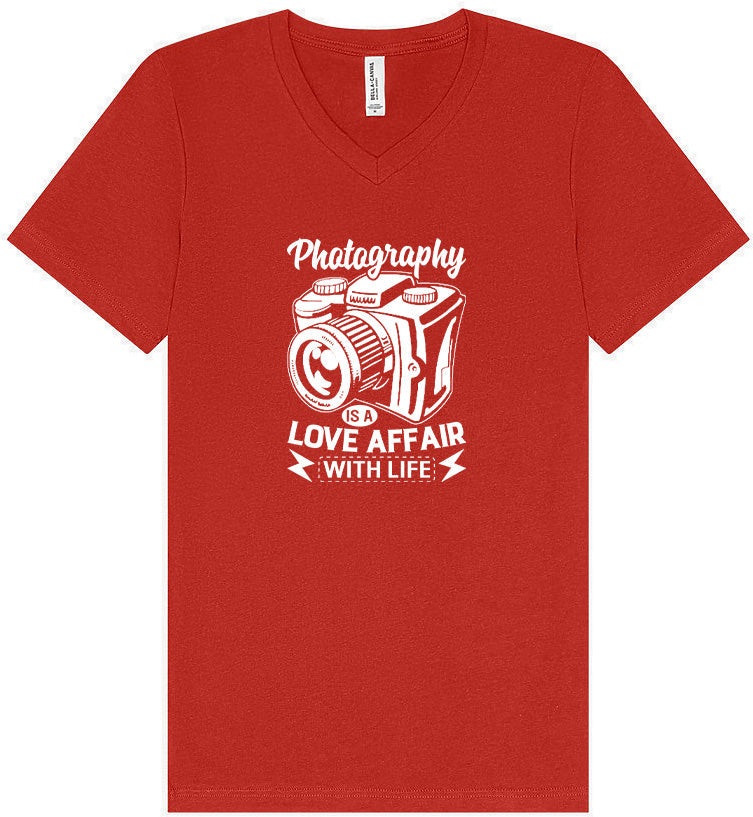 Photography Love Affair  Unisex V-Neck Shirt