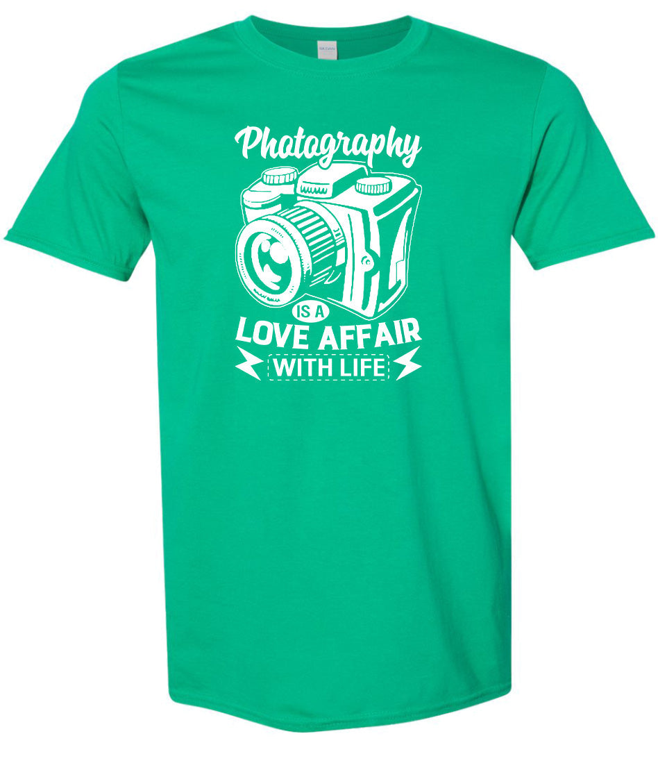 Photography Love Affair  Adult Gildan Soft Shirt