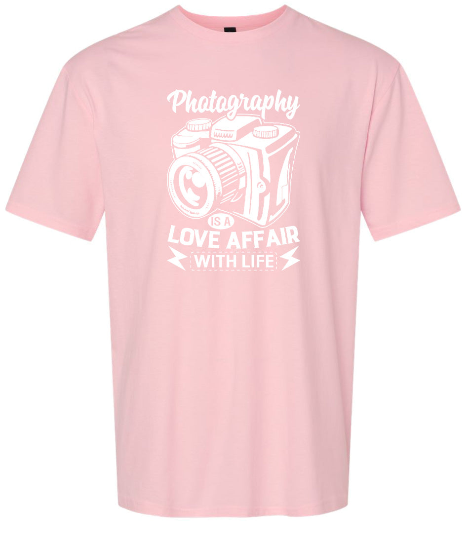 Photography Love Affair  Adult Gildan Soft Shirt