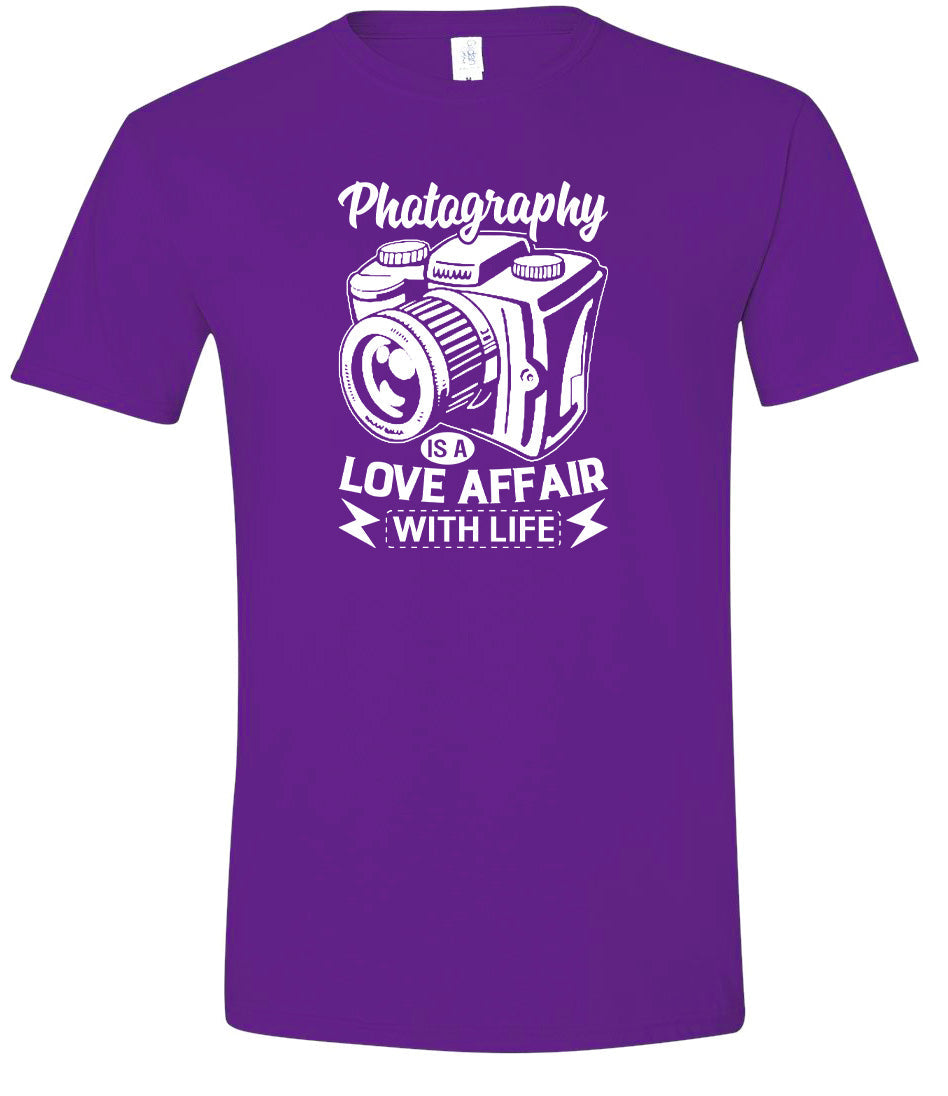 Photography Love Affair  Adult Gildan Soft Shirt