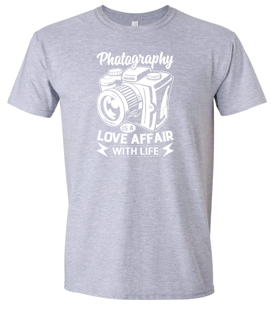 Photography Love Affair  Adult Gildan Soft Shirt