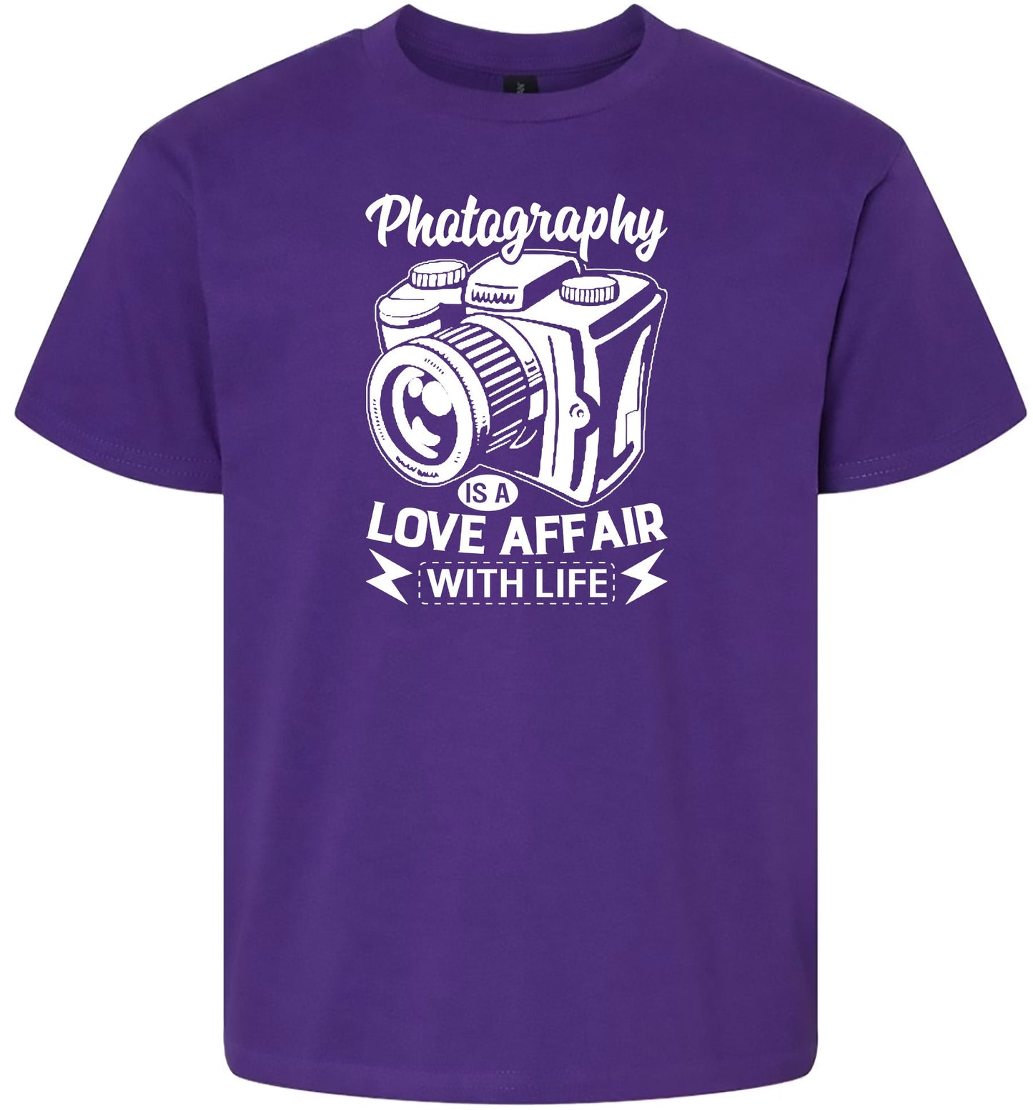 Photography Love Affair  Children's Gildan Soft Shirt
