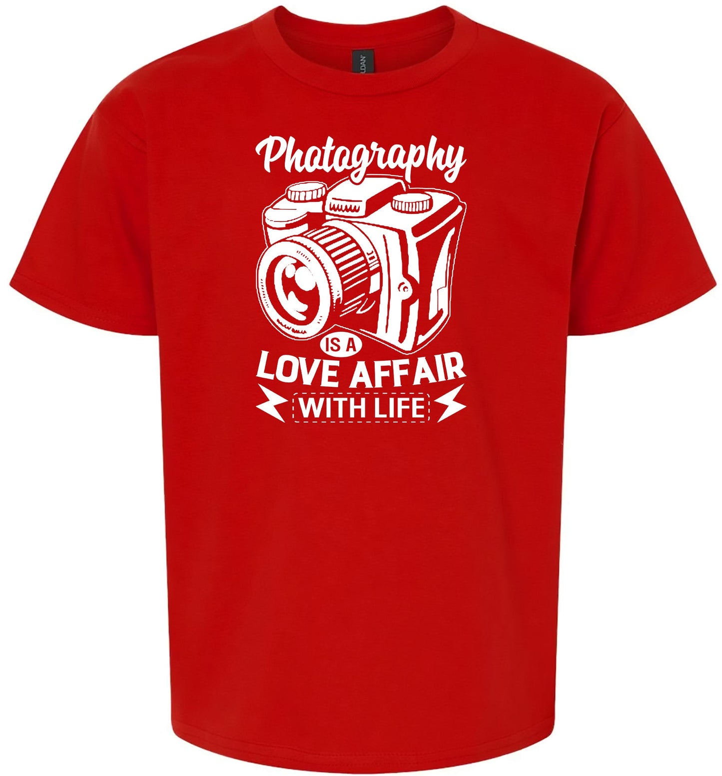 Photography Love Affair  Children's Gildan Soft Shirt