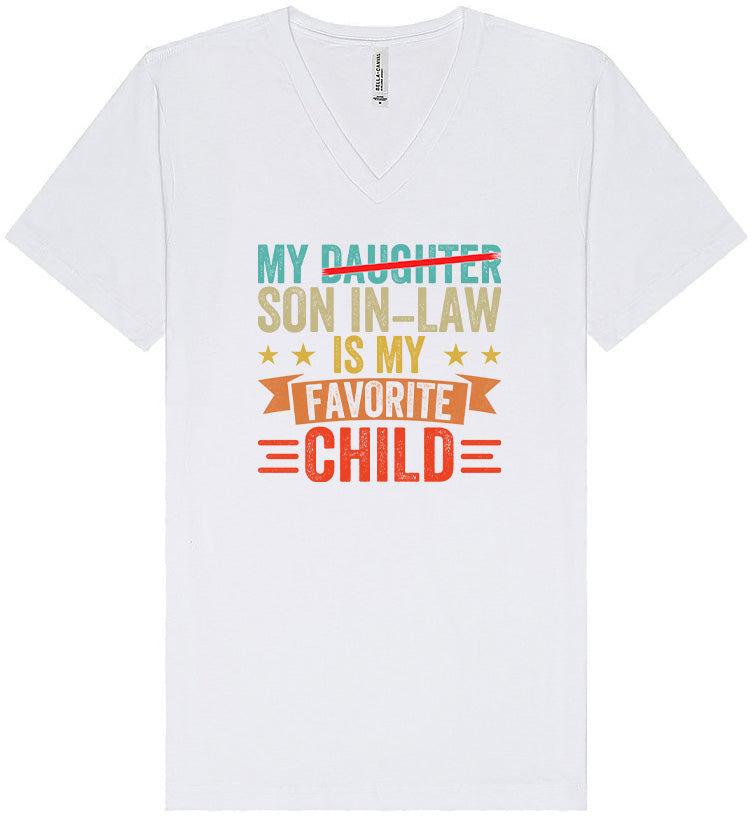 Son in Law is My Favorite Unisex V-Neck Shirt