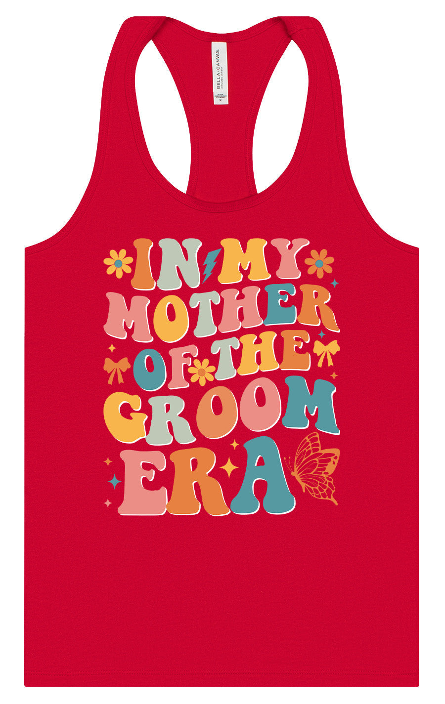 Mother of the Groom Era Women's Racerback Tank