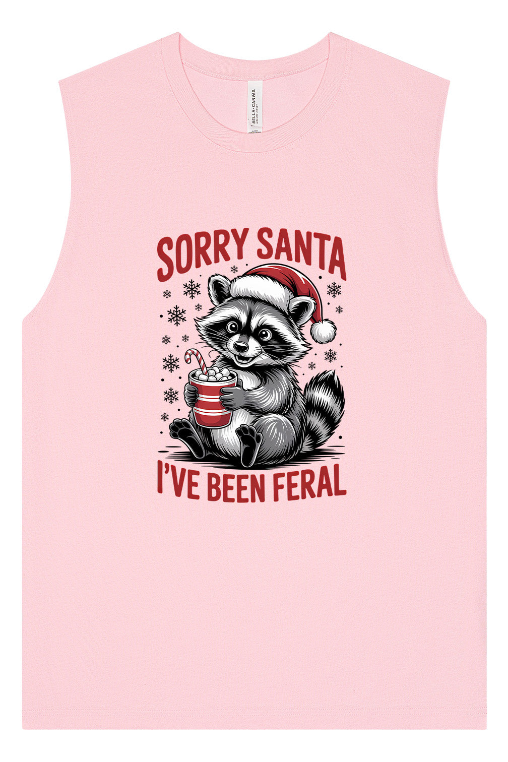Sorry Santa I've Been Feral Muscle Tank
