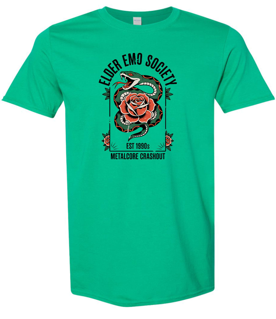 Elder Emo Society Adult Gildan Soft Shirt