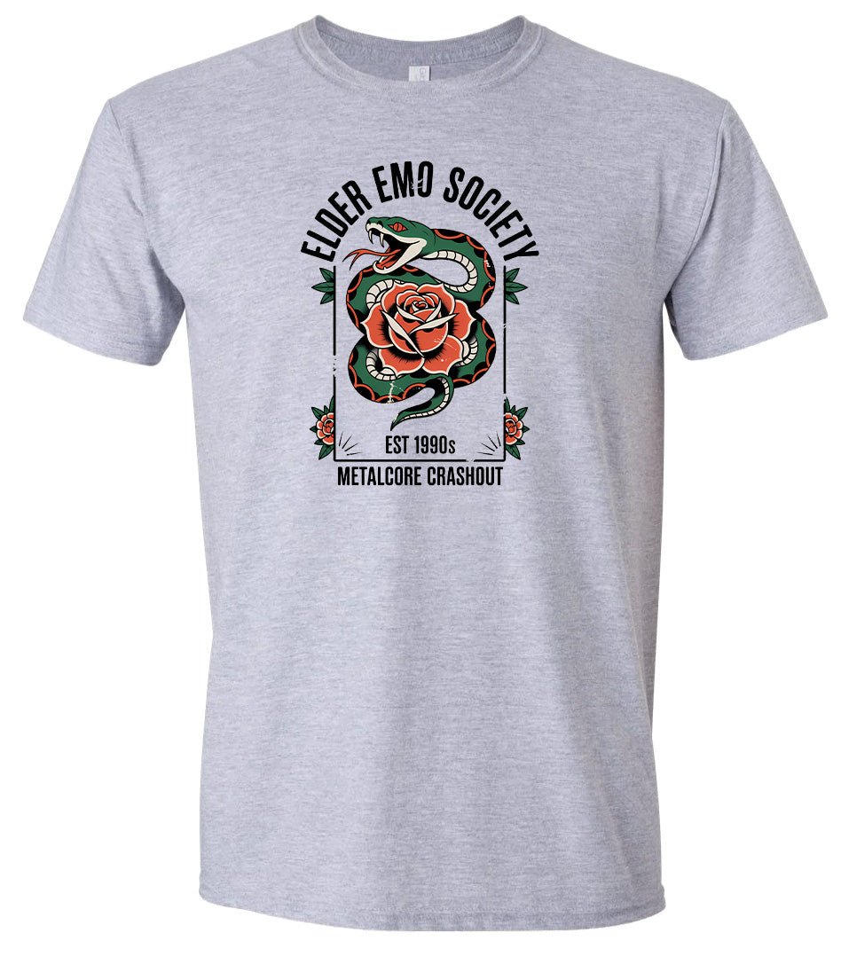 Elder Emo Society Adult Gildan Soft Shirt