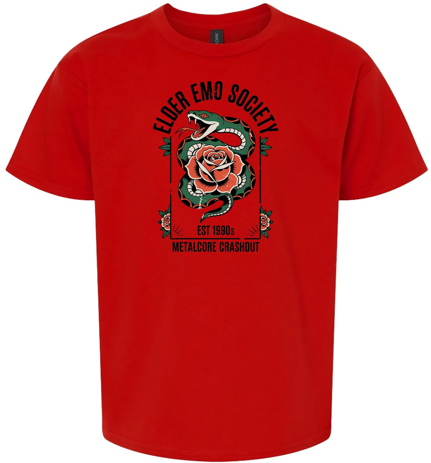 Elder Emo Society Children's Gildan Soft Shirt