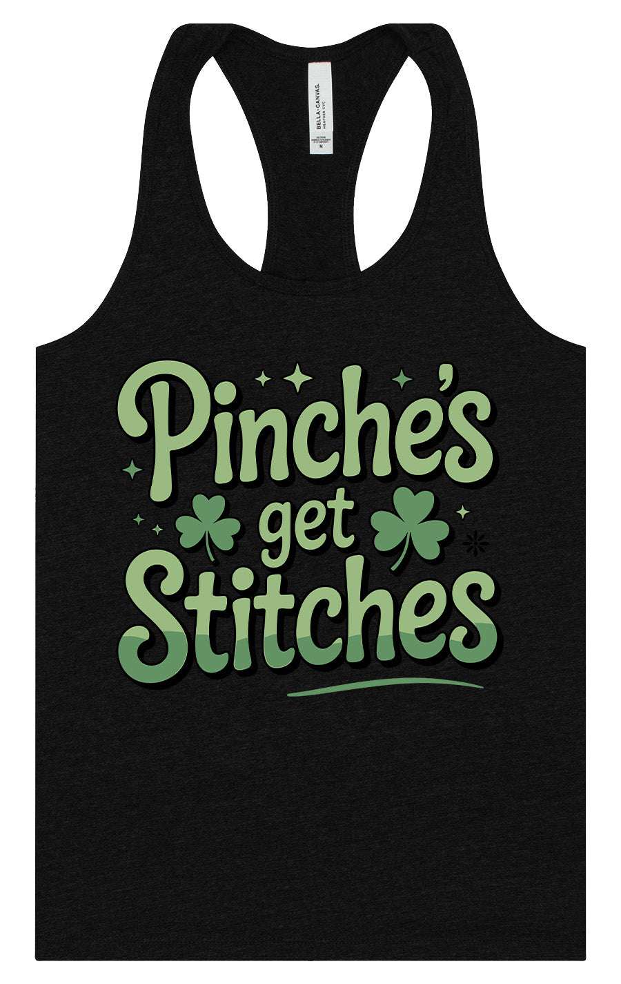 Pinches Get Stitches Women's Racerback Tank